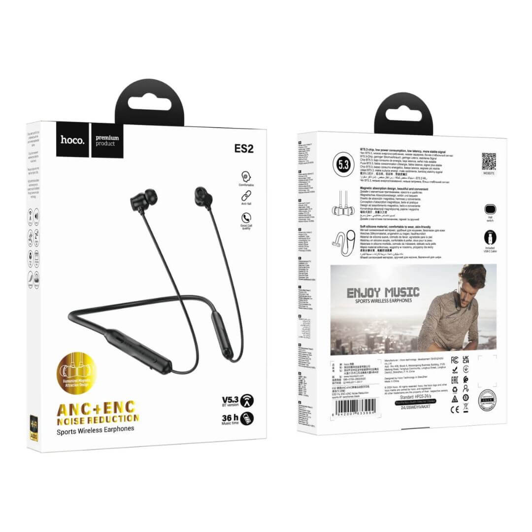 Hoco-ES2-Fly-ANCENC-Noise-Reduction-Sports-Bluetooth-Earphones