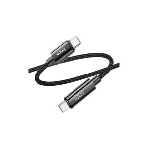 Hoco-U125-Benefit-100W-Fast-Charging-Data-Cable-with-Display-Type-C-to-Type-C