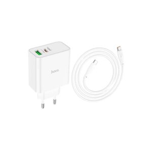 Hoco-Wall-charger-C113A-Awesome-PD65W-QC3.0-EU-cable-set-