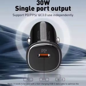 LDNIO-C106-QC30W-Fast-Charging-USB-C-Car-Charger-Fast-Charging-Type-C-Charger-For-Phone-Car-Charger-Adapter