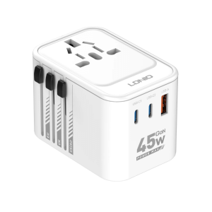 LDNIO-Z8-3USB-Ports-45W-GaN-Travel-Adapter