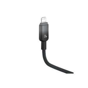 Baseus-Cable-USB-to-Lightning-20W-Discolor-Series-For-Iphone-14-13-12-11-x-BLACK-1M-P10374900111-00-price-in-Bangladesh