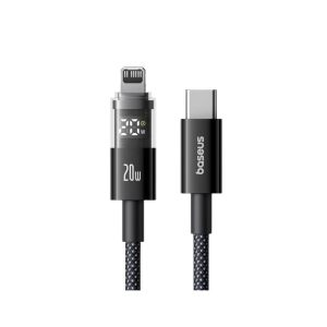 Baseus-P10382703121-00-PD-20W-Display-2-Fast-Charging-Data-Cable-For-Iphone-14-13-12-11-Type-c-to-Lightning-1m-price-in-Bangladesh