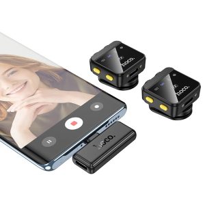 Hoco-L17-Dual-Mic-Magnetic-Lavalier-Wireless-Digital-Microphone-6