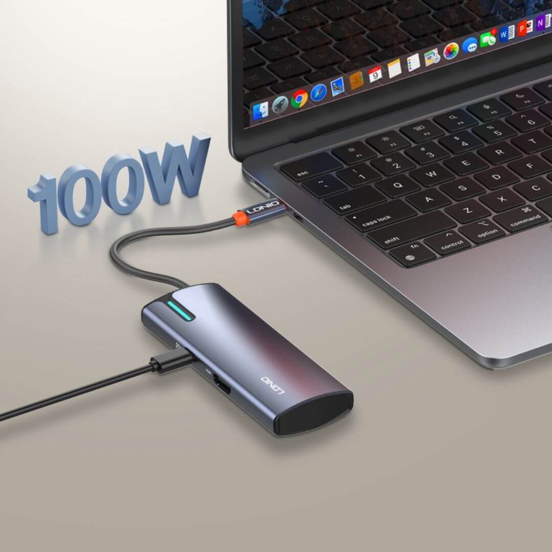 LDNIO DS-15H 5 In 1 USB C Dock Station - Image 2