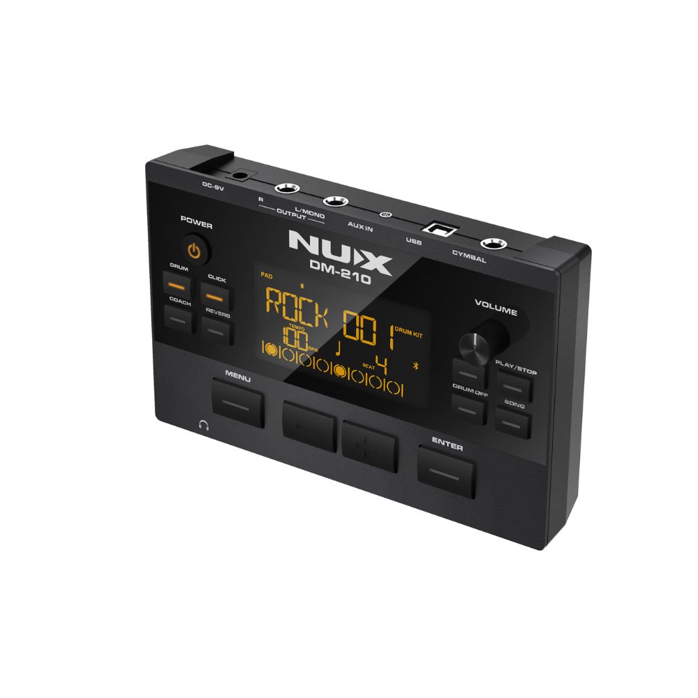 Nux-Audio-DM-210-All-Mesh-Head-Digital-Drum-Kit-5