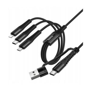 Hoco-X123-Victory-3-in-1-Charging-Cable