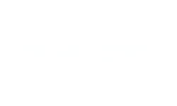 M-Audio Logo White Diamu